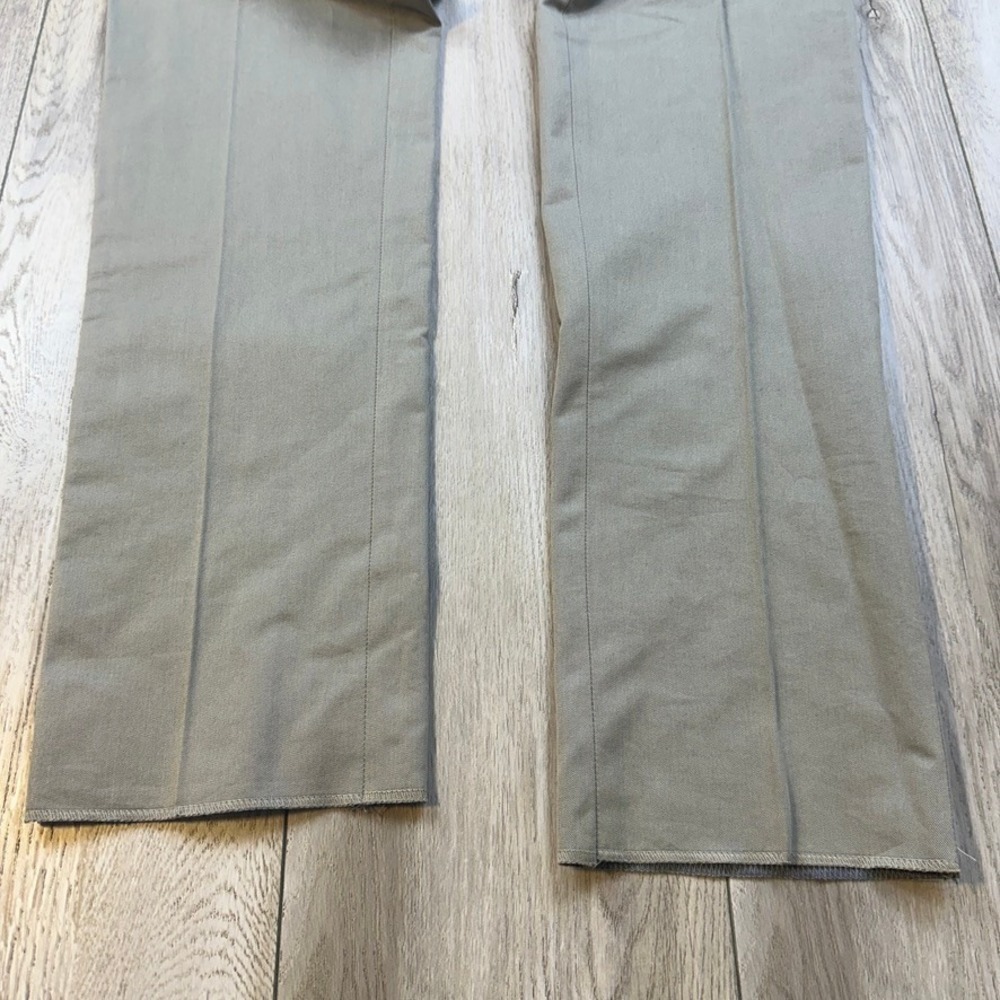 PT01 Pantaloni Torino Pants Mens Size 50 Gray Unfinished Hem Unhemmed Men 34x36 - Picture 3 of 13